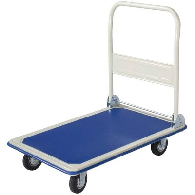 Carrello Pieghevole BIACCHI 90x60cm Piattaforma Gommata 300kg Carrello Pieghevole BIACCHI 90x60cm Piattaforma Gommata 300kg