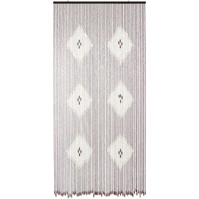 Verdelook Houten Kralen Gordijn - Diamantpatroon - 120x240cm Verdelook Houten Kralen Gordijn - Diamantpatroon - 120x240cm