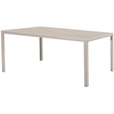 VERDELOOK Tavolo da giardino Tenerife Beige con piano in HDPE - Tavolo da giardino VERDELOOK Tavolo da giardino Tenerife Beige con piano in HDPE - Tavolo da giardino