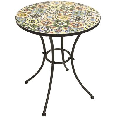Iperbriko Blumen-Gartentisch - 60cm Durchmesser - Witterungsbeständig Iperbriko Blumen-Gartentisch - 60cm Durchmesser - Witterungsbeständig