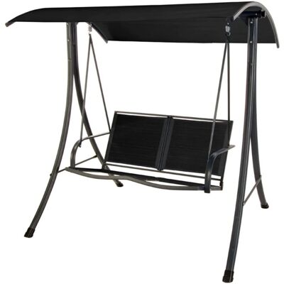 Altalena da giardino Verdelook Amalfi - 150x120x160cm - Grigio Altalena da giardino Verdelook Amalfi - 150x120x160cm - Grigio