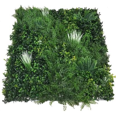 VerdeLook Pannello di Siepe Artificiale - 100x100 cm, Verde, Decorazione Verticale Sintetica, Modello: ETTORE VerdeLook Pannello di Siepe Artificiale - 100x100 cm, Verde, Decorazione Verticale Sintetica, Modello: ETTORE