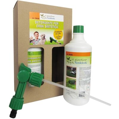 Kit Pulizia Erba Sintetica Verdelook - Detersivo Concentrato, 2x1L Kit Pulizia Erba Sintetica Verdelook - Detersivo Concentrato, 2x1L
