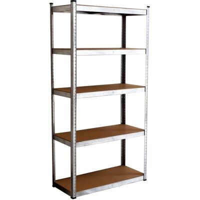 VerdeLook Metallregal 5 Ebenen Verstellbar MDF Verzinkt - Regal VerdeLook Metallregal 5 Ebenen Verstellbar MDF Verzinkt - Regal
