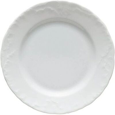 Assiette à dessert Rococo Excelsa Elisa - 19 cm, Blanc Assiette à dessert Rococo Excelsa Elisa - 19 cm, Blanc