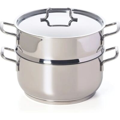 Excelsa Cooking Light Plus Cuit vapeur - Acier inoxydable 2 paniers Excelsa Cooking Light Plus Cuit vapeur - Acier inoxydable 2 paniers