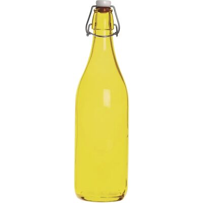 Excelsa Happy Color Bouteille Lisse 1 L - Verre Excelsa Happy Color Bouteille Lisse 1 L - Verre