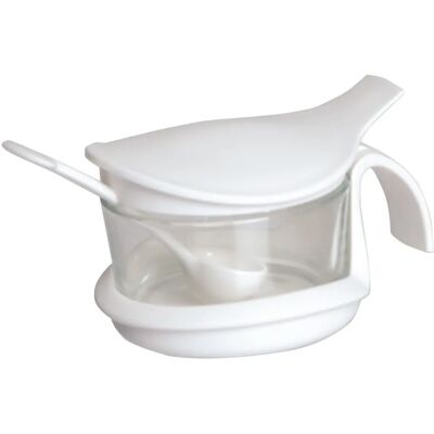 Excelsa Käse- und Zuckerdose - Kunststoff - 0,35L - Weiß Excelsa Käse- und Zuckerdose - Kunststoff - 0,35L - Weiß