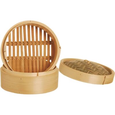 Vapeur en Bambou Excelsa - 18 cm Bambou Naturel Vapeur en Bambou Excelsa - 18 cm Bambou Naturel