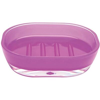 Excelsa - Spa - Viola - 12,5x3,5x10,5 cm - Porta sapone Excelsa - Spa - Viola - 12,5x3,5x10,5 cm - Porta sapone