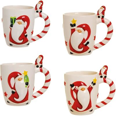 Conjunto de 4 tazas navideñas Excelsa - 260/350 ml Conjunto de 4 tazas navideñas Excelsa - 260/350 ml