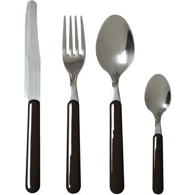 Juego de Cuchillos Fashion negro 24 piezas - Set de cubertería Juego de Cuchillos Fashion negro 24 piezas - Set de cubertería