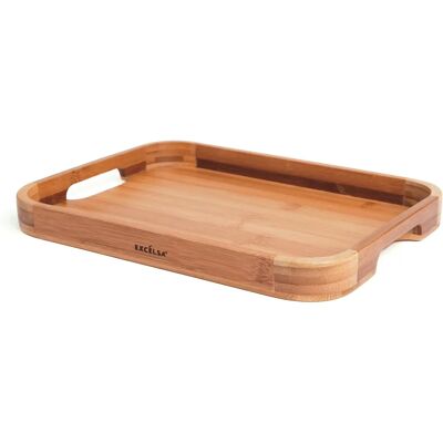 Excelsa Plateau en Bambou - 38x28cm - Léger & Robuste - Variações Naturelles Excelsa Plateau en Bambou - 38x28cm - Léger & Robuste - Variações Naturelles