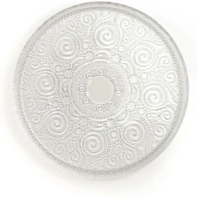 Excelsa Arabesque Dessertbord - Transparant - 21cm - Dessertbord Excelsa Arabesque Dessertbord - Transparant - 21cm - Dessertbord