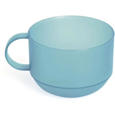Excelsa Rainbow Šálek Jumbo - 0,50L Plast Modrá Excelsa Rainbow Šálek Jumbo - 0,50L Plast Modrá