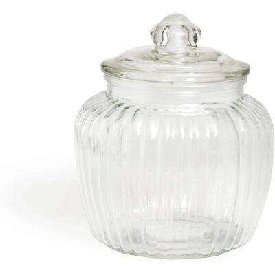 Excelsa Contenant en verre 1,25L - Boîte de rangement Excelsa Contenant en verre 1,25L - Boîte de rangement