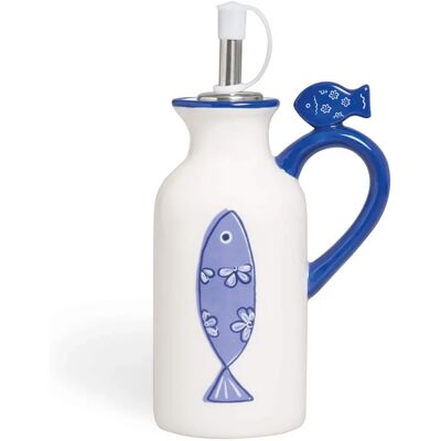 Ensemble huile et vinaigre Excelsa Ocean - Céramique, 150ml, Peint à la main Ensemble huile et vinaigre Excelsa Ocean - Céramique, 150ml, Peint à la main