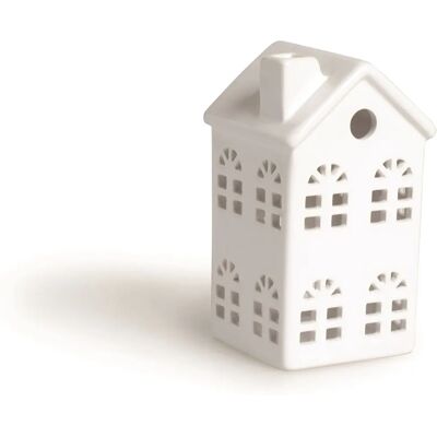 Excelsa White Dreams Ceramic Lantern - Small House Christmas Decor Excelsa White Dreams Ceramic Lantern - Small House Christmas Decor