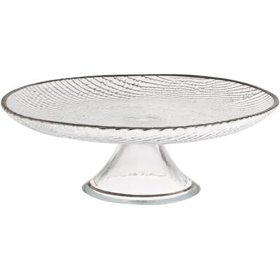 Support à Gâteau Platinum Excelsa - Translucide, Argento Support à Gâteau Platinum Excelsa - Translucide, Argento