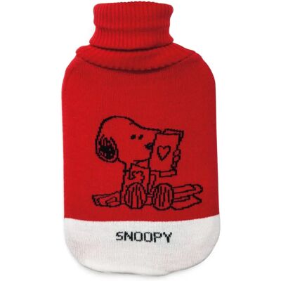 EXCELSA Bolsa de agua caliente Roja - Bolsa de agua caliente con Snoopy EXCELSA Bolsa de agua caliente Roja - Bolsa de agua caliente con Snoopy