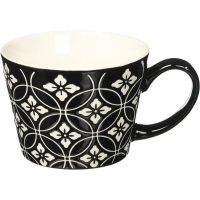 Duża kubek Excelsa - Porcelana, 415 ml, Czarny Duża kubek Excelsa - Porcelana, 415 ml, Czarny