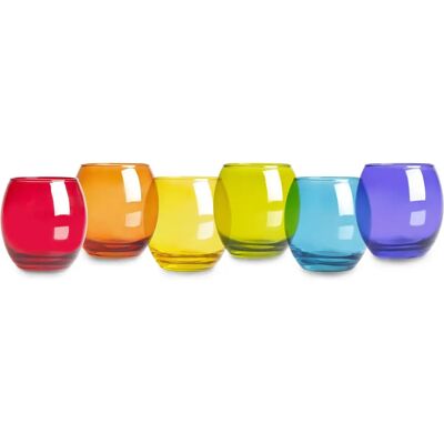 Ensemble de 6 verres San José d'Excelsa, Multicolore Ensemble de 6 verres San José d'Excelsa, Multicolore