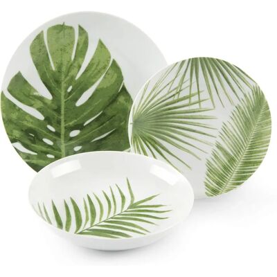 Set di piatti Excelsa Foliage - 18 pezzi Set di piatti Excelsa Foliage - 18 pezzi