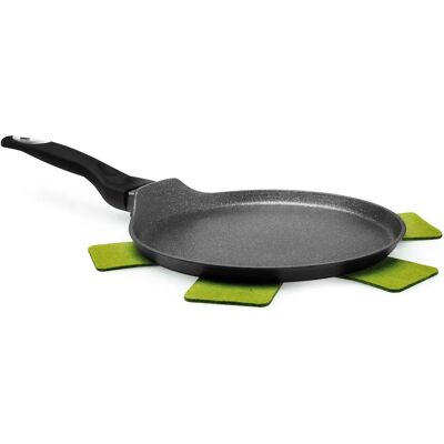 Excelsa Ecoenergy Pannenkoekenpan - 25 cm, Zwart, Non-stick, Inductie Excelsa Ecoenergy Pannenkoekenpan - 25 cm, Zwart, Non-stick, Inductie