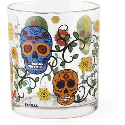 Ensemble de 3 Verres Excelsa Calavera - 25cl, Verre pressé, Compatible lave-vaisselle Ensemble de 3 Verres Excelsa Calavera - 25cl, Verre pressé, Compatible lave-vaisselle