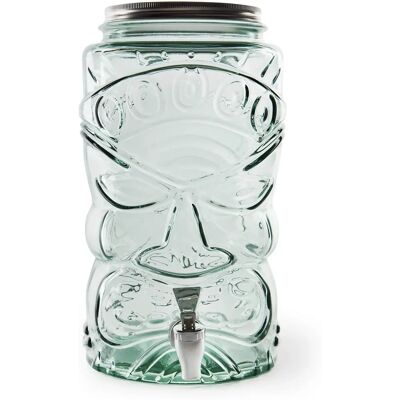 Excelsa Tiki Getränkespender - Recyceltes Glas 6L Partysprudler Excelsa Tiki Getränkespender - Recyceltes Glas 6L Partysprudler