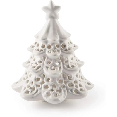 Excelsa White Home Ceramic Decorative Tree - Christmas Style Excelsa White Home Ceramic Decorative Tree - Christmas Style