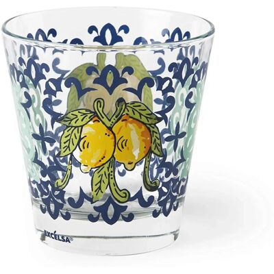 Set de 6 verres d'eau Excelsa Amalfi - Bleu & Multicolore Set de 6 verres d'eau Excelsa Amalfi - Bleu & Multicolore
