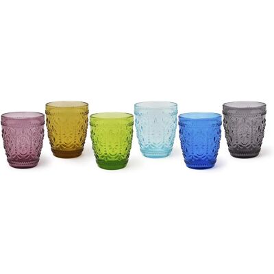 Ensemble de 6 verres Excelsa Vinci - Multicolore - 250ml Ensemble de 6 verres Excelsa Vinci - Multicolore - 250ml