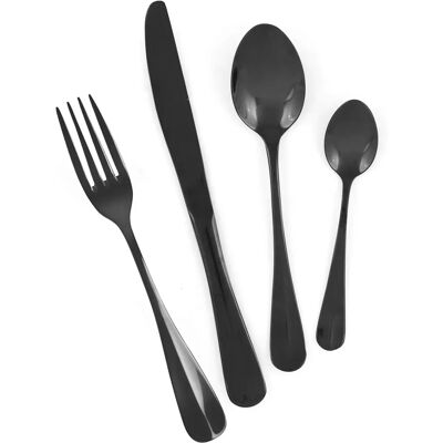 Excelsa Black 24-teiliges Besteckset - Besteckset Excelsa Black 24-teiliges Besteckset - Besteckset