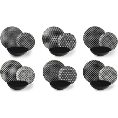 Service de vaisselle Monochrome Or d'Excelsa - 18 pcs - pour 6 personnes Service de vaisselle Monochrome Or d'Excelsa - 18 pcs - pour 6 personnes
