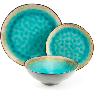 Excelsa Blue Maldives Dinnerware Set - Dinnerware Set Excelsa Blue Maldives Dinnerware Set - Dinnerware Set