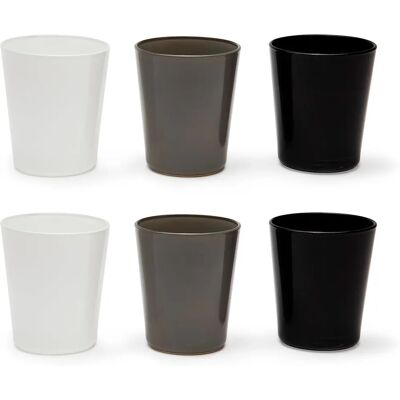 Set di 6 bicchieri multicolore - Bicchieri d'acqua Set di 6 bicchieri multicolore - Bicchieri d'acqua