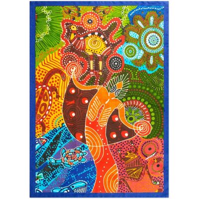 Essuie-Mains Aboriginal EXCELSA - Coton, 70x50 cm Essuie-Mains Aboriginal EXCELSA - Coton, 70x50 cm