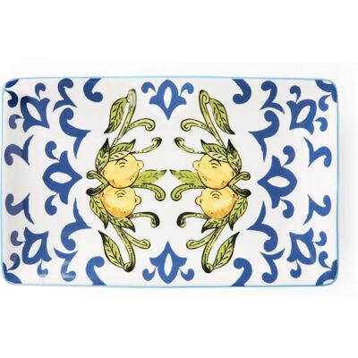 Excelsa Amalfi Set van 6 Keramische Borden - Levendig Citroenmengsel Excelsa Amalfi Set van 6 Keramische Borden - Levendig Citroenmengsel