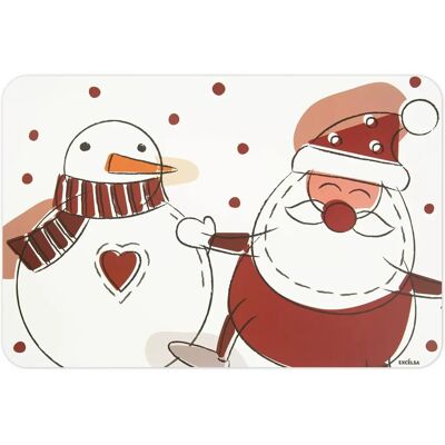 Excelsa Schneemann Kunststoff-Tischsets Excelsa Schneemann Kunststoff-Tischsets