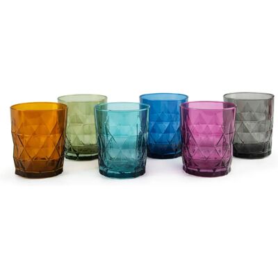 Excelsa Luxor Flerfärgade Glas Set Excelsa Luxor Flerfärgade Glas Set