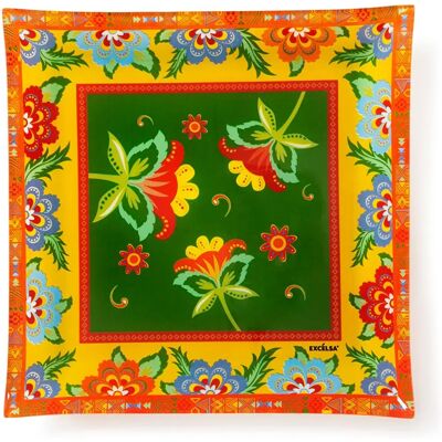 Excelsa Gipsy Soul Bord - Bloemen Patchwork Decor Excelsa Gipsy Soul Bord - Bloemen Patchwork Decor