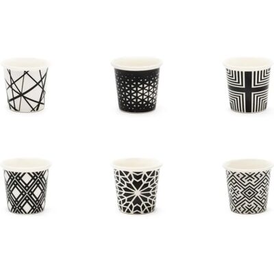 Tasses à café Excelsa - 6 pcs, 9 cl, Multicolore - Tasses à café Tasses à café Excelsa - 6 pcs, 9 cl, Multicolore - Tasses à café