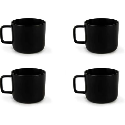 Ensemble de 4 tasses à thé en céramique Nordic - 21 cl - Publicité Ensemble de 4 tasses à thé en céramique Nordic - 21 cl - Publicité