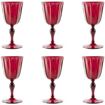 Verres en Plastique Excelsa Country Rouge Lot de 6 Verres en Plastique Excelsa Country Rouge Lot de 6