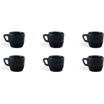 Excelsa Eclipse Black 6 Coffee Cups - Coffee Cups Excelsa Eclipse Black 6 Coffee Cups - Coffee Cups