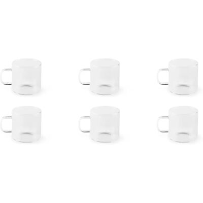 Ensemble de Tasses à Café Excelsa - 14cl Transparent Minimaliste Ensemble de Tasses à Café Excelsa - 14cl Transparent Minimaliste