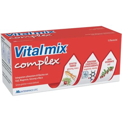 Montefarmaco OTC SPA Vitalmix Complex - Integratore Energetico - 12 x 10ml Montefarmaco OTC SPA Vitalmix Complex - Integratore Energetico - 12 x 10ml