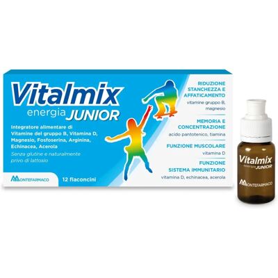 Montefarmaco Vitalmix Junior - Multivitaminico e Minerali per Bambini Montefarmaco Vitalmix Junior - Multivitaminico e Minerali per Bambini