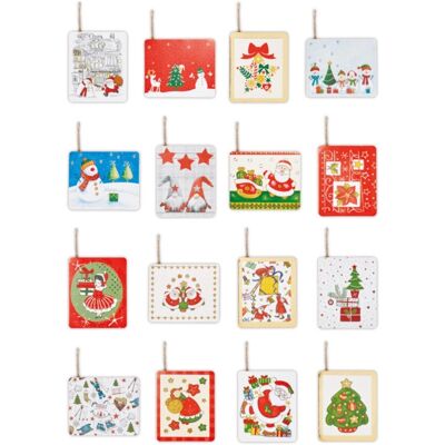 Saul Sadoch Rex 20554 étiquette cadeau - Cartes de vœux de Noël - Publicité Saul Sadoch Rex 20554 étiquette cadeau - Cartes de vœux de Noël - Publicité